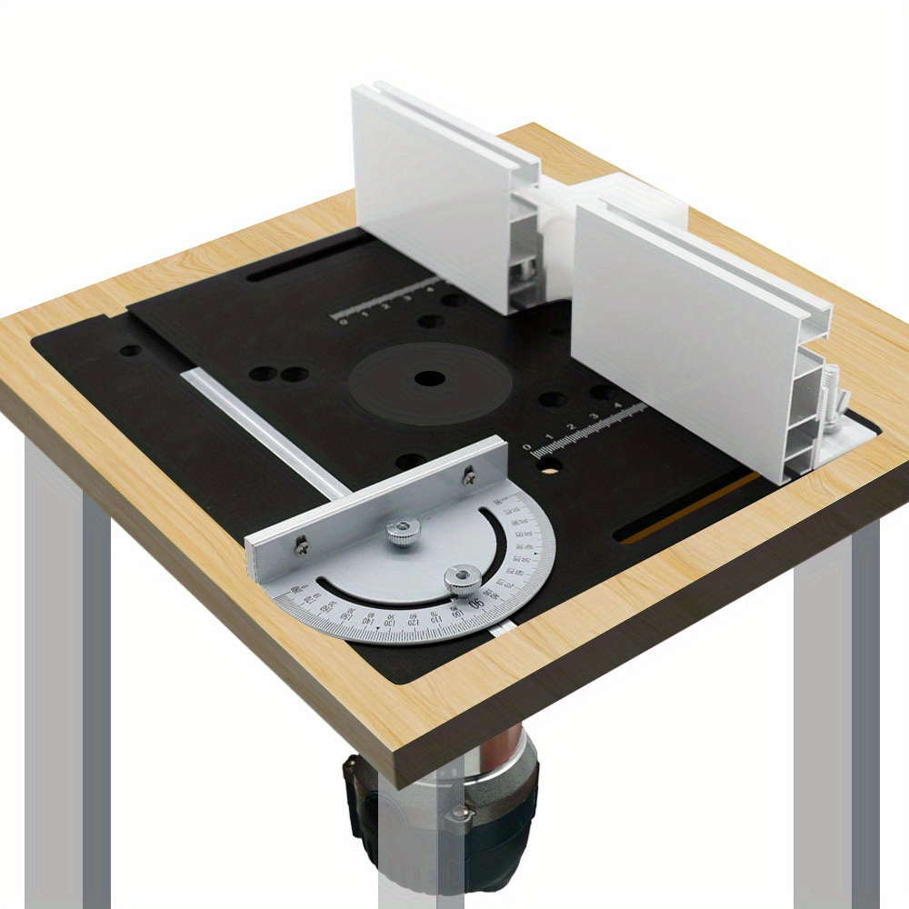 Woodworking Routers - Aluminiowa płytka do frezarki biurkowej, frezarka