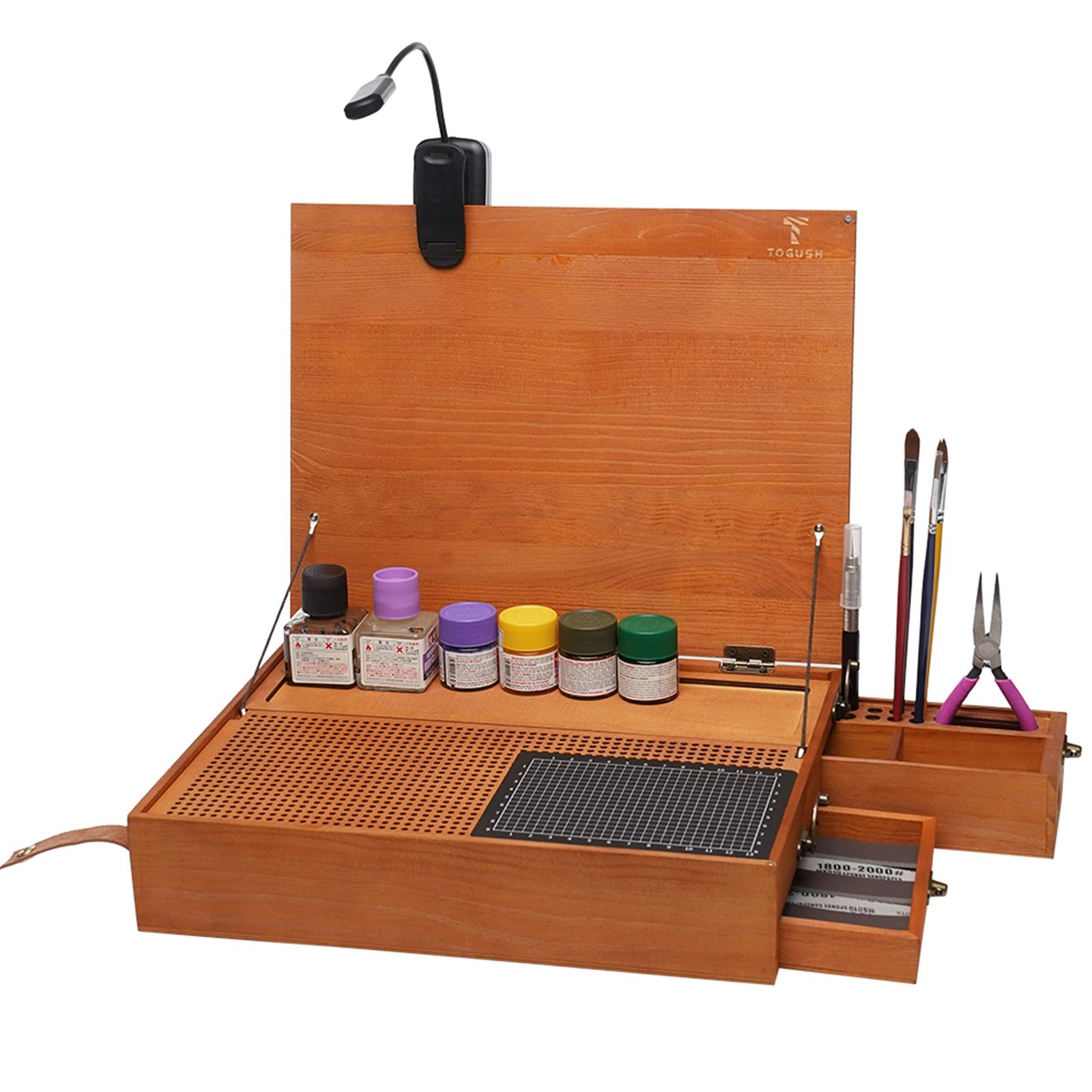 Woodworking Box - Stół warsztatowy do modelarstwa, przenośny organizer