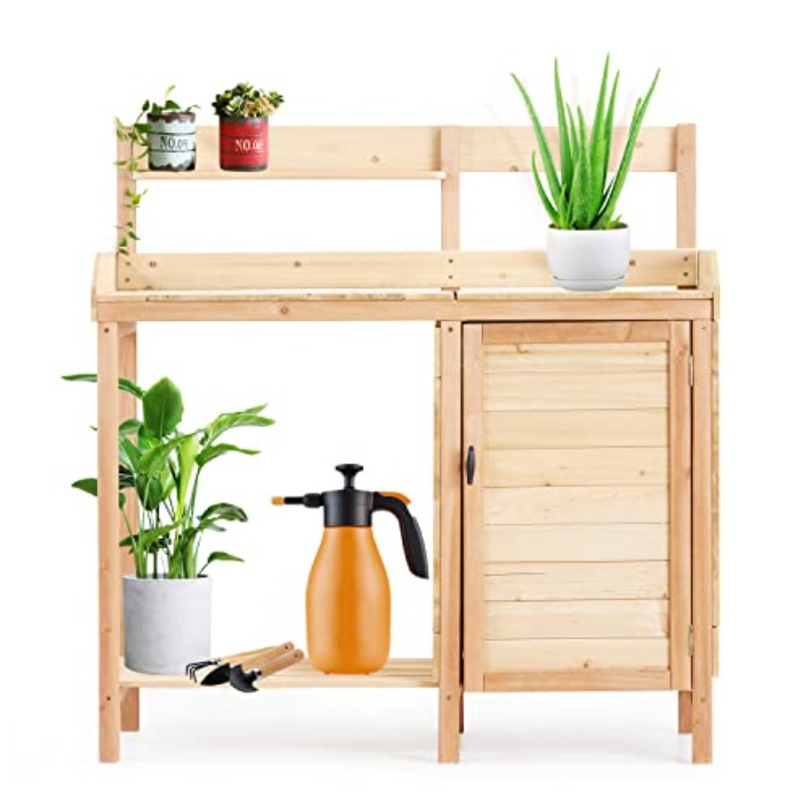Woodworking Workbench - Zewnętrzny stół do przesiewania ziemi z