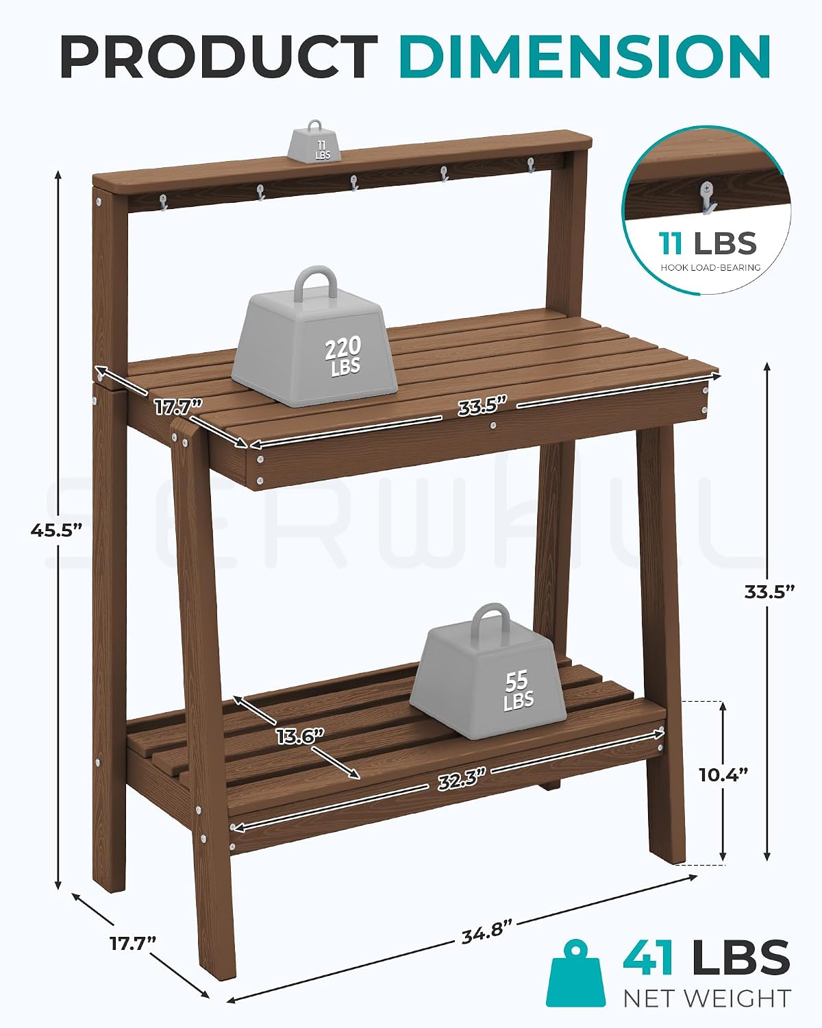 Stół do przesadzania roślin na – Woodworking Workbench recenzja i cena