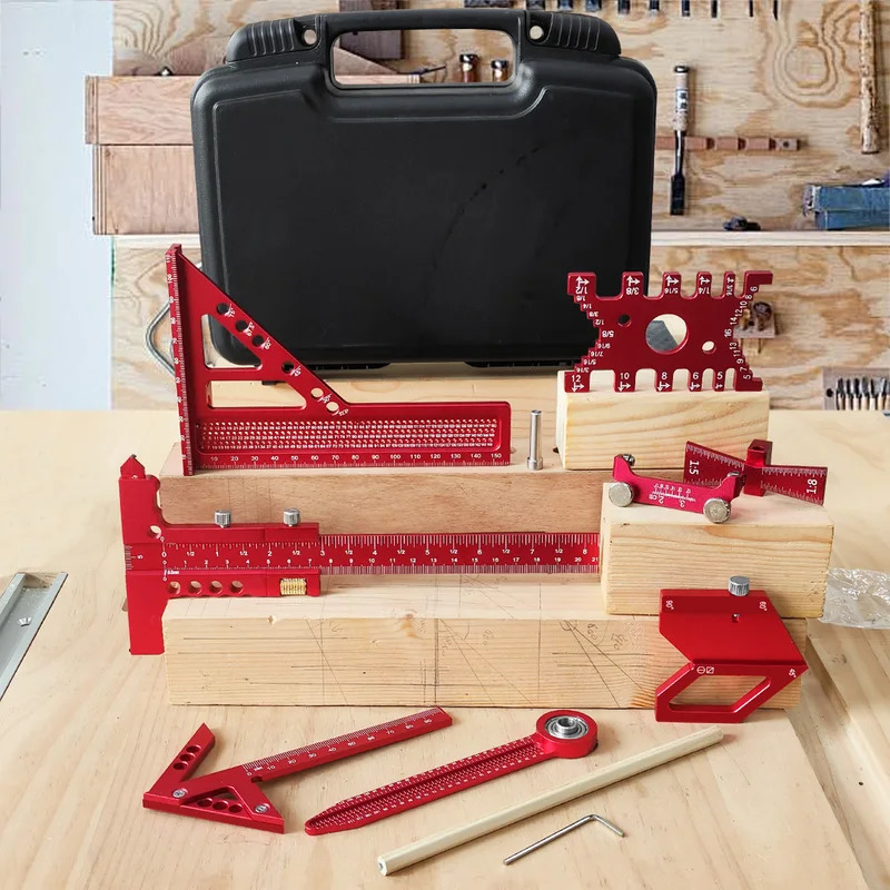 Zestaw stolarski z aluminiowym – Woodworking Box recenzja i cena