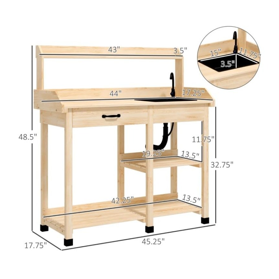 Drewniany stół do przesadzania – Woodworking Workbench recenzja i cena