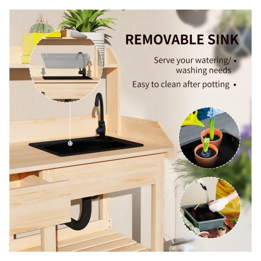 Drewniany stół do przesadzania – Woodworking Workbench recenzja i cena