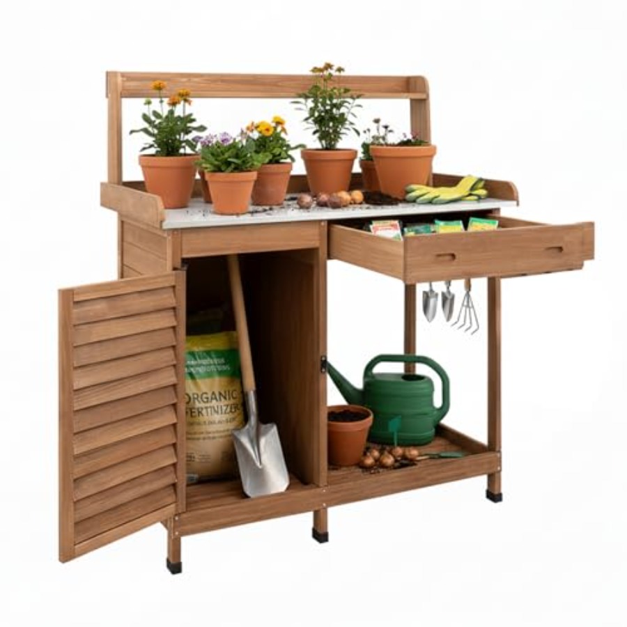 Stół do prac ogrodowych z szaf – Woodworking Workbench recenzja i cena
