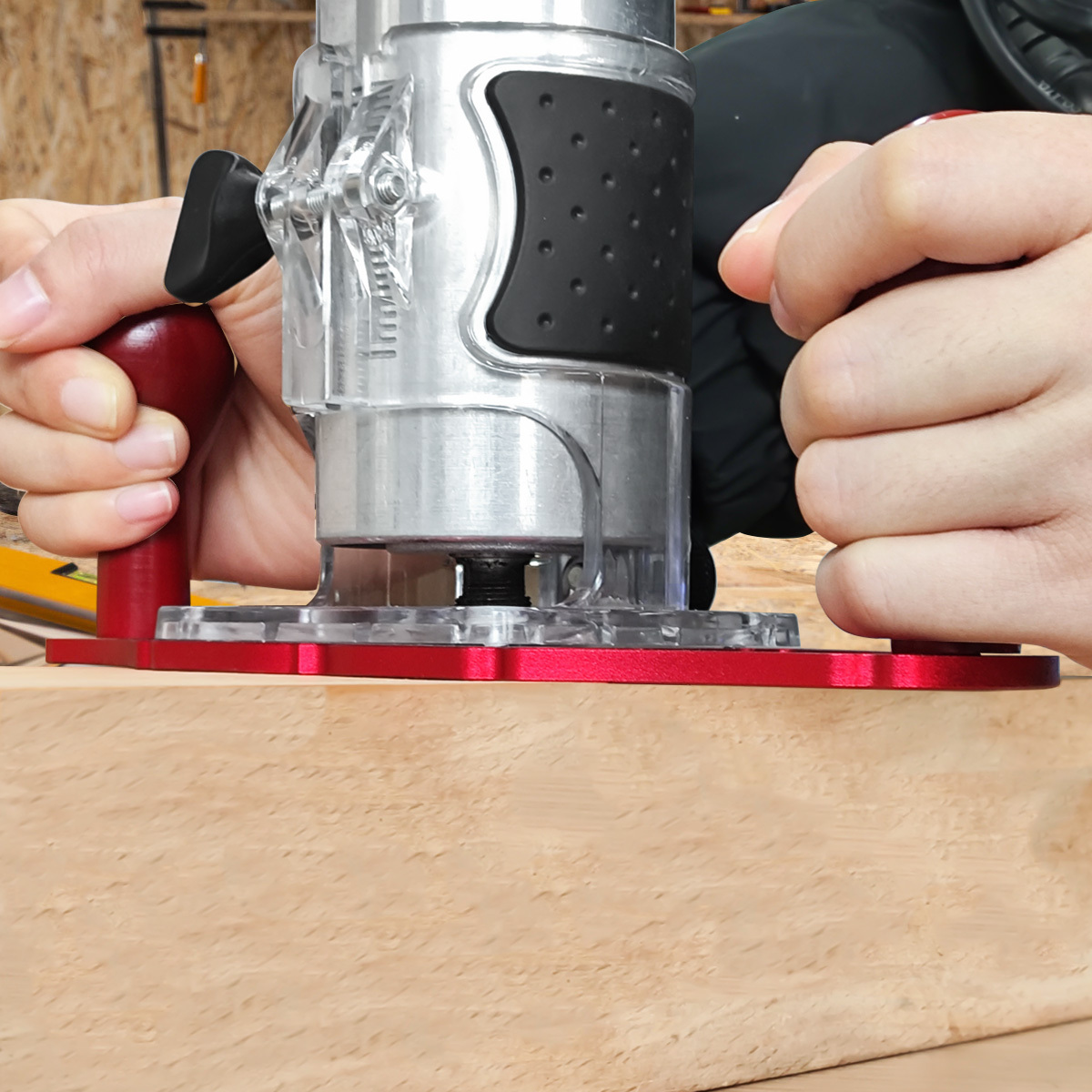 Podstawa frezarki z uchwytami  – Woodworking Routers recenzja i cena
