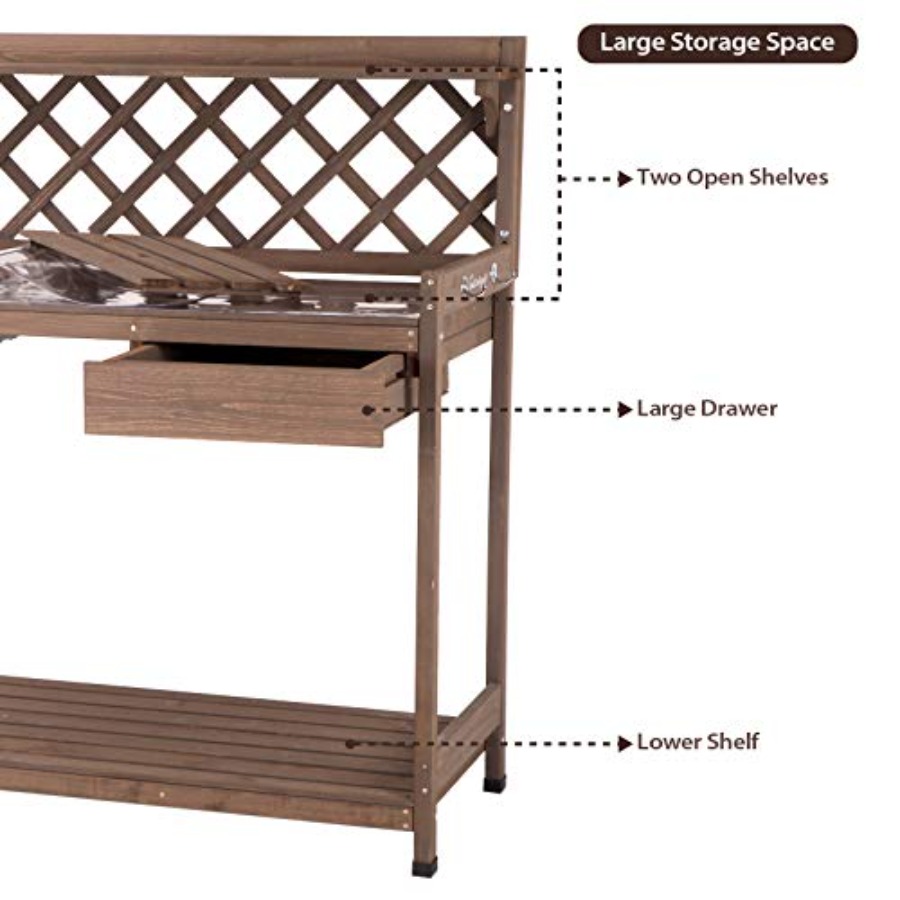 Stół ogrodowy do przesadzania  – Woodworking Workbench recenzja i cena