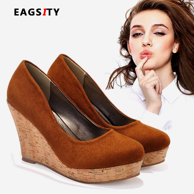 EAGSITY buty damskie na koturn – Woodworking Shoes recenzja i cena