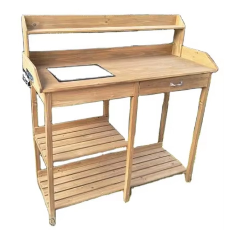 Drewniany stół do przesadzania – Woodworking Workbench recenzja i cena